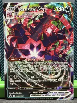 Pokemon TCG Eternatus VMAX SWSH045 Black Star Promo Card Mint Condition - Image 1