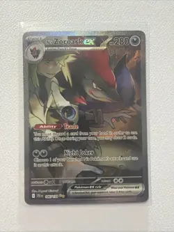 Pokemon TCG N's Zoroark EX Journey Together SIR Pack Fresh Mint 185/159 - Image 1