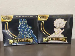 Pokemon Mega Evolution Elite Trainer Boxes Lucario And Gardevoir ETBs - Set of 2 - Image 1