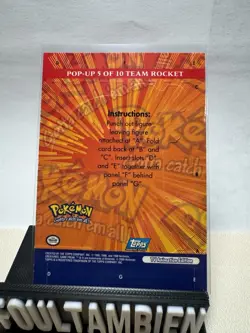 2000 Topps Pokemon TV Animation Edition Series 3 #5 Team Rocket Pop Ups - Image 2