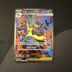 Pokemon TCG Mega Lucario EX 160/132 Ultra Rare Holo NM Mega Evolutions Full Art - Image 1