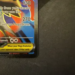 Pokemon TCG Mega Lucario EX 160/132 Ultra Rare Holo NM Mega Evolutions Full Art - Image 3