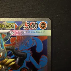 Pokemon TCG Mega Lucario EX 160/132 Ultra Rare Holo NM Mega Evolutions Full Art - Image 4