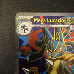 Pokemon TCG Mega Lucario EX 160/132 Ultra Rare Holo NM Mega Evolutions Full Art - Image 5