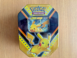 Pokemon TCG Sword & Shield/ Sun & Moon Pikachu V Powers Tin NEW/SEALED - Image 1