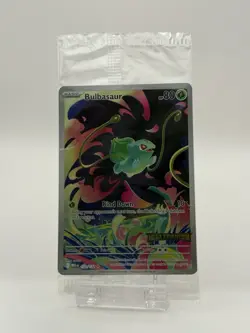 Pokemon TCG Bulbasaur 133/132 Illustration Rare Mega Evolutions Stamped Promo NM - Image 1