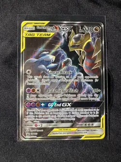 Pokemon Tag Team Garchomp and Giratina GX SM193 Alternate Art Promo Sun & Moon - Image 1