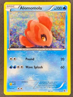 Pokemon Alomomola Confetti Holo 5/12 McDonald's Collection 2011 LP/NM - Image 1