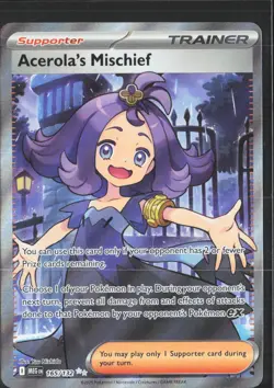 Acerola's Mischief 165/132 Pokemon Mega Evolution Full Art - Image 1