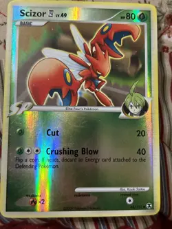 Pokemon SCIZOR E4 48/111 (Reverse Holo) Rising Rivals - NM/Near Mint - Image 1