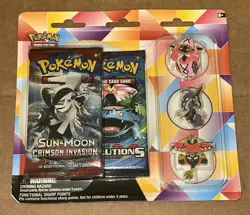 XY Evolutions Sun Moon Crimson Invasion Pin Blister Booster Packs Pokemon Sealed - Image 5