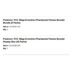 Pokemon TCG Phantasmal Flames 1x Booster box & 1x Booster bundle Presale 🔥 - Image 2