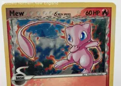 Pokemon Mew Delta Species 3/17 Pop Series 5 Holo - Inverted Back Misprint TCG - Image 3