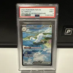 2023 POKEMON PAR EN-PARADOX RIFT SPECIAL ILLUSTRATION RARE #253 ALTARIA EX PSA 9 - Image 1