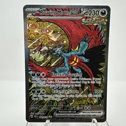 POKEMON Prismatic Evolutions ROARING MOON EX SIR Special Illustration 162/131 - Image 1
