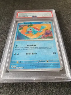 PSA 10 Squirtle 007/165 Rev Holo Mew EN Pokemon Center 151 UPC Pre Order Promo - Image 5