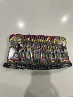Pokemon TCG: Sword & Shield Vivid Voltage Sleeved Booster Pack 19 Pack Lot - Image 4