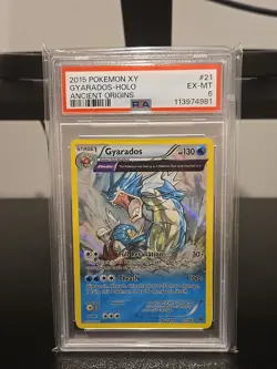 Excellent Mint PSA 6 2015 Pokemon X And Y Ancient Origins Gyarados 21/98 - Image 1