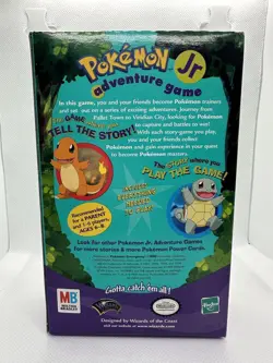 Pokemon Jr Adventure Game 1999 New Opened Box Complete - Image 4