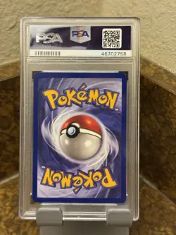 1999 Pokemon TCG Hitmonchan WOTC 7/102 Base Set Holo Rare PSA 9 - Image 2