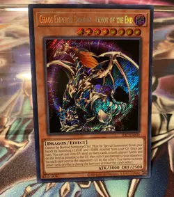 NM Yugioh Chaos Emperor Dragon Envoy of the End IOC-EN000 25th Reprint (IOC-000) - Image 1