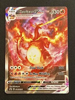Pokemon TCG Charizard VMAX SWSH261 Black Star Promos Holo Card NM Condition - Image 1