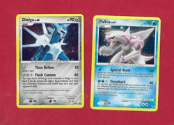 DIALGA & PALKIA #DP 26 & 27--BLACK STAR PROMO HOLO POKEMON CARDS - Image 1