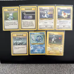 Pokemon Base Set Vintage WOTC Cards Bundle - Image 1