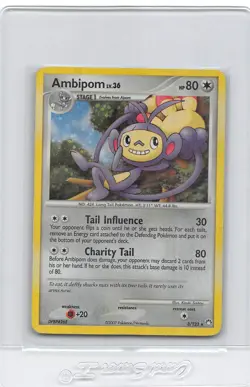 Ambipom 3/123 - COSMO Holo - Mysterious Treasures - 2007 Pokemon Card - HP/DMG - Image 1