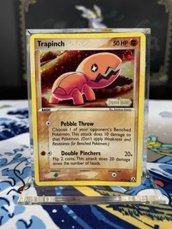 Pokemon Card Ex Legend Maker Trapinch 67/92 2006 Reverse Stamped Holo - Image 1