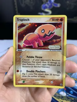 Pokemon Card Ex Legend Maker Trapinch 67/92 2006 Reverse Stamped Holo - Image 2