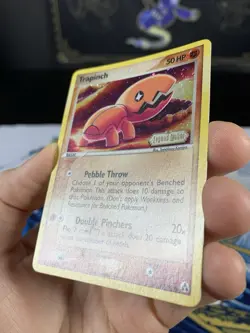 Pokemon Card Ex Legend Maker Trapinch 67/92 2006 Reverse Stamped Holo - Image 3