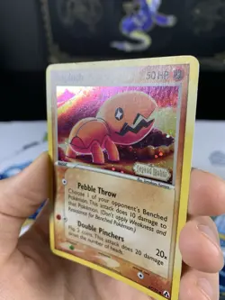 Pokemon Card Ex Legend Maker Trapinch 67/92 2006 Reverse Stamped Holo - Image 5