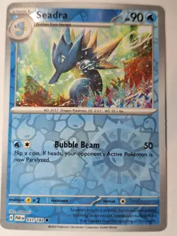 Seadra 031/182 Sv04: Paradox Rift Pokemon Reverse Holo Foil Nice! - Image 1