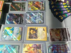 Huge Pokemon Card Lot VMAX/EX/SR,CHR HOLO RARES, STARTER DECKS,PINS, COINS,SLAB - Image 4