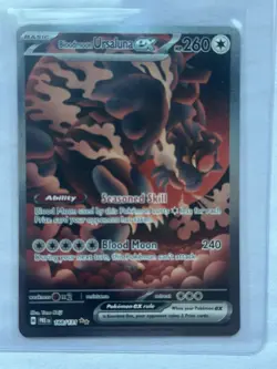 Pokemon TCG Bloodmoon Ursaluna EX Prismatic Evolutions Card 168/131 - Image 1