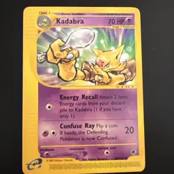 Kadabra 84/165 2002 Expedition Base Set Pokemon Card LP - Image 1
