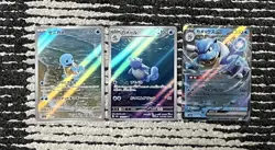 Pokemon Card Charizard Venusaur Blastoise ex RR Charmander AR 006/165 sv2a 151 - Image 5