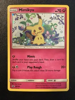 Pokemon Card - Mimikyu Holo Promo SM163 - Sun & Moon - Image 1