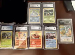 Assortment Of 15 Graded Pokemon Cards Mew, Zapdos/articuno/moltres, Ho-oh Plus - Image 2