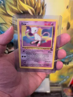 Pokemon Card - Mew #8 WoTC Black Star Promo - Image 1