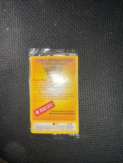 Sealed Dragonite Pokemon The First Movie WB Promo Black Star 1999 Card WOTC New - Image 5