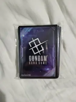 GUNDAM CARD GAME Official Card Sleeves EX Space Black [EVX03] 70 Count New - Image 1