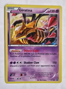 Pokemon TCG Giratina black star Promo XY184 Holo Card - Image 1