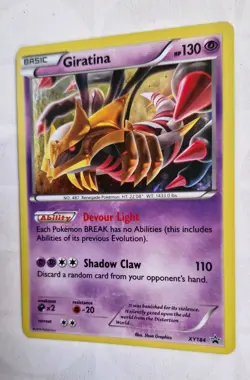 Pokemon TCG Giratina black star Promo XY184 Holo Card - Image 2
