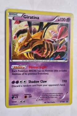 Pokemon TCG Giratina black star Promo XY184 Holo Card - Image 4