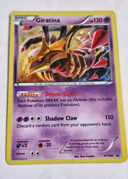 Pokemon TCG Giratina black star Promo XY184 Holo Card - Image 5