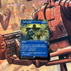 Force of Will (Borderless) Dominaria Remastered Regular - Image 1