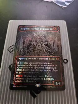 Solphim, Mayhem Dominus (Oil Slick Raised Foil) Phyrexia: All Will Be One Foil - Image 1