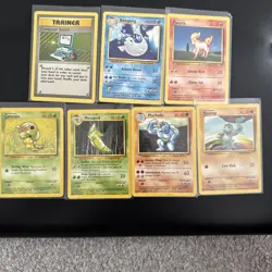 Pokemon Base Set Vintage WOTC Cards Bundle - Image 1